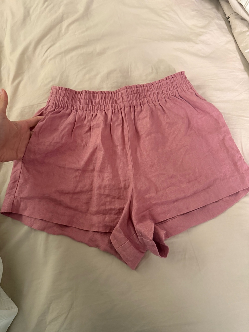 Reformation Pink Andy Oversized Linen Blend (Two Piece Set) - Picture 8 of 10